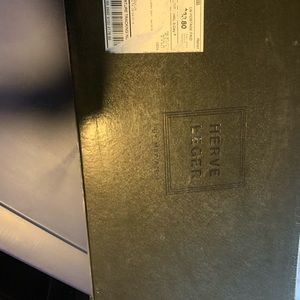 Herve leger open toe tall boots